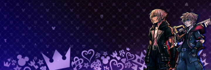 Kingdom Hearts Sora and Riku Social Media Header